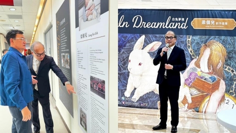 從「夢中白兔」走到畫布上!18歲少女梁個兒個展訴說親情與自我探索…