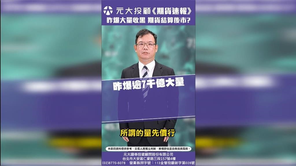 台指期結算揭示先行訊號！明日台積電法說三大觀察重點！