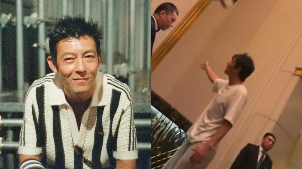 45歲陳冠希又搞事！怒指中國飯店員工「一直看我什麽意思？」黑衣人包圍現場畫面曝