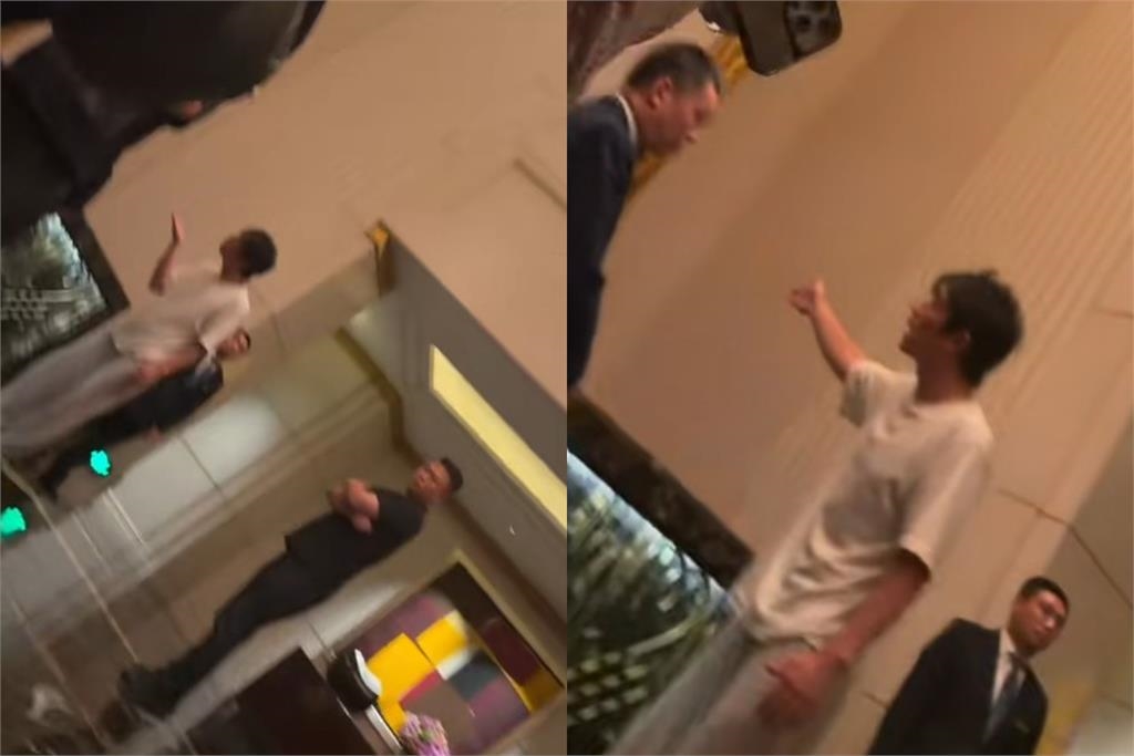 45歲陳冠希又搞事！怒指中國飯店員工「一直看我什麽意思？」黑衣人包圍現場畫面曝
