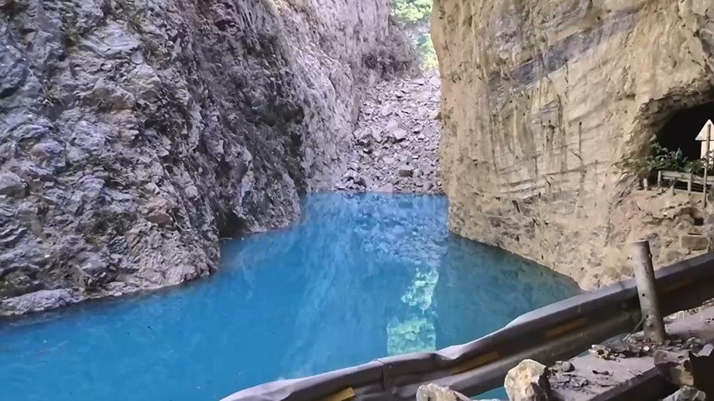 水位急速上升！花蓮立霧溪驚見堰塞湖　公路局：台8線「這路段」禁止通行