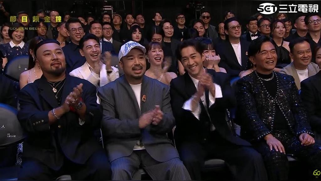 金鐘60／Lulu開場「陳漢典阿達坐一起」同框應援！震撼畫面網驚：有夠扯