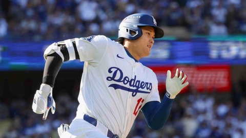 MLB(影)／完美呼應羅伯斯期待！大谷「單手勾出三壘安」跑回聽牌戰首分還締壯舉