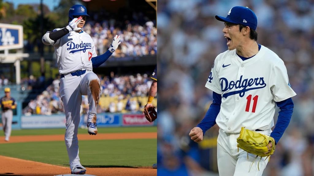 MLB(影)／端出熱騰騰「蘿蔔雞湯」！道奇聽牌後羅伯斯溫情勉勵大谷、朗希