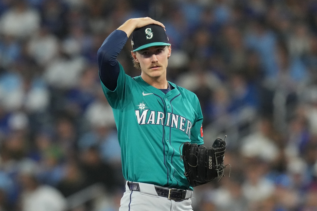 MLB(影)／水手例行賽王牌投手第5戰將在牛棚待命！　賽前和傳奇鈴木一朗一起練球