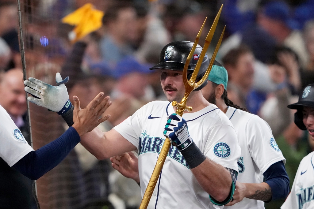 MLB(影)／蘇亞雷斯滿貫砲全壘打鎖定勝利！領軍水手距離世界大賽只差一步