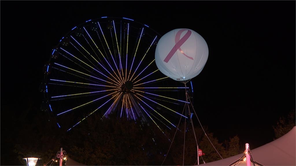 粉紅絲帶乳癌防治公益點燈!點亮台北「粉紅之光」