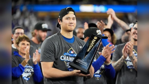 MLB(影)/漫畫都寫不出來!大谷翔平「單場三響砲」寫紀錄獲國聯冠軍系列賽MVP