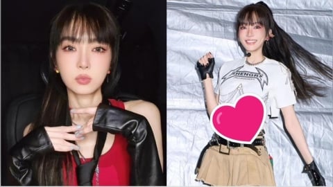 50歲謝金燕「上班穿搭」竟炸出川字腹肌！網見逆齡身材驚呼：這不科學啊