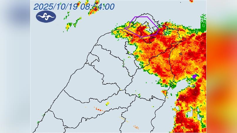 最新！大雷雨狂轟北北基　持續時間全曝光