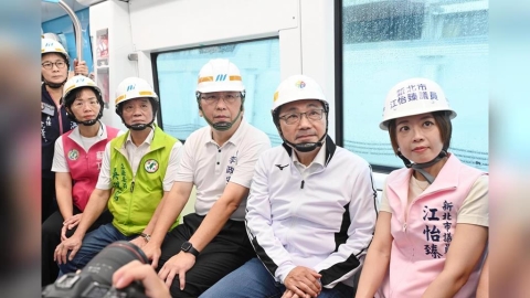 通勤快20分!三鶯線進度已達95% 侯友宜試乘喊:明年有望正式通車