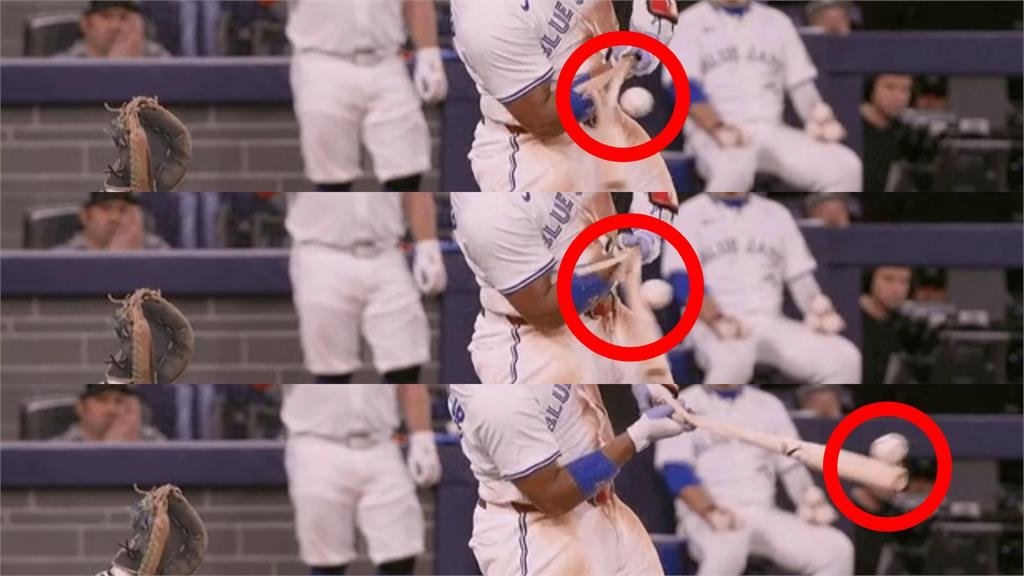 MLB(影)／一次揮棒擊中三次球！？小葛雷諾「超神斷棒安打」登官網「必看嗨賴」