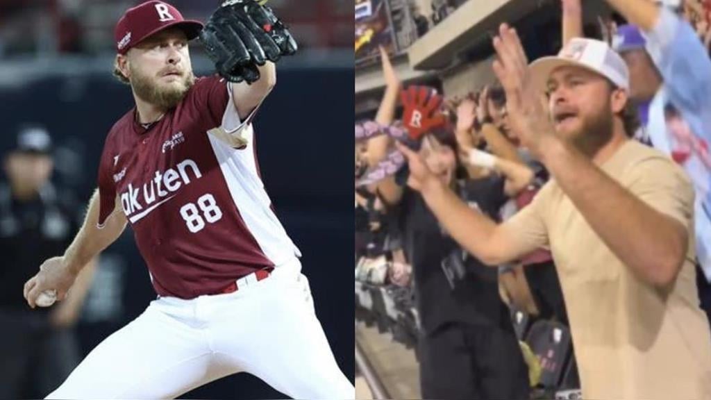 中職(影)／洋將「隱藏版」功能解鎖！桃猿波賽樂上不了場轉戰外野跟籃籃當「啦啦隊」