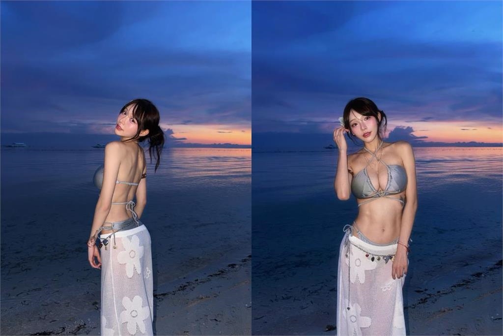 林襄菲律賓比基尼度假照火辣曝光　「泳池大解放」寫真級畫面吸7.5萬人朝聖