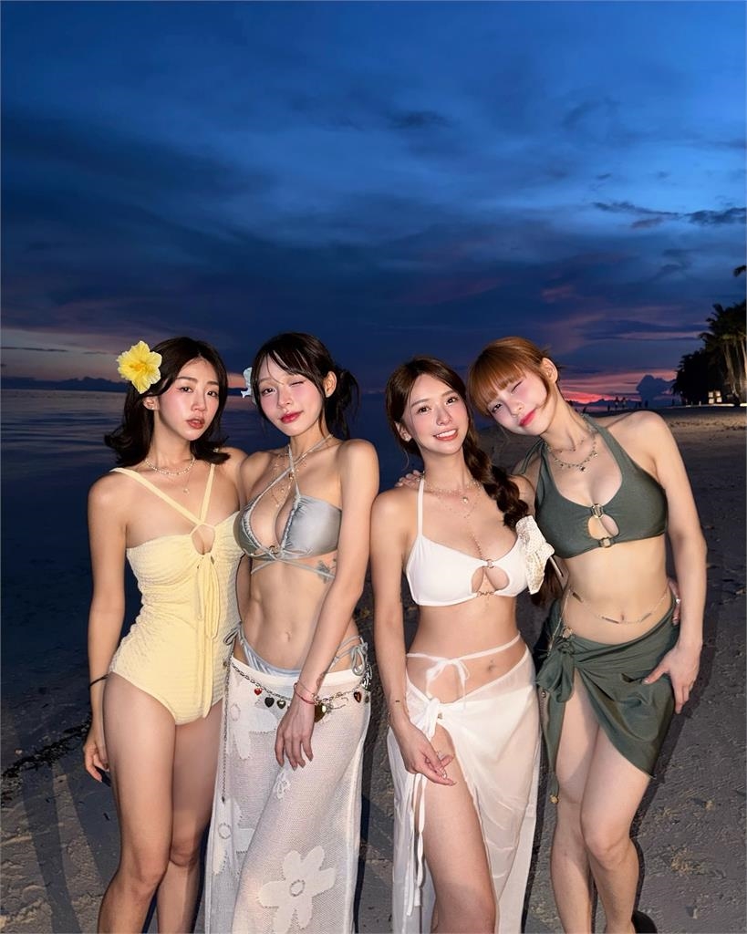 林襄菲律賓比基尼度假照火辣曝光　「泳池大解放」寫真級畫面吸7.5萬人朝聖