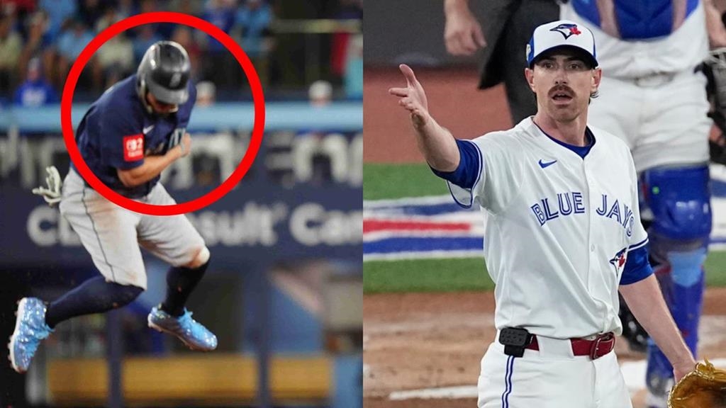 MLB(影)／是個狠人！他「獻頭」避雙殺　藍鳥「氣罵F字頭髒話」結局神反轉