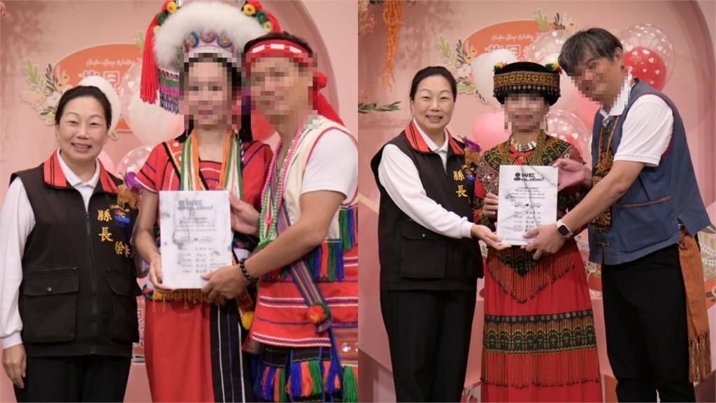 災區還在修復…徐榛蔚竟「現身飯店吹冷氣」!燦笑幫新人證婚畫面全被拍