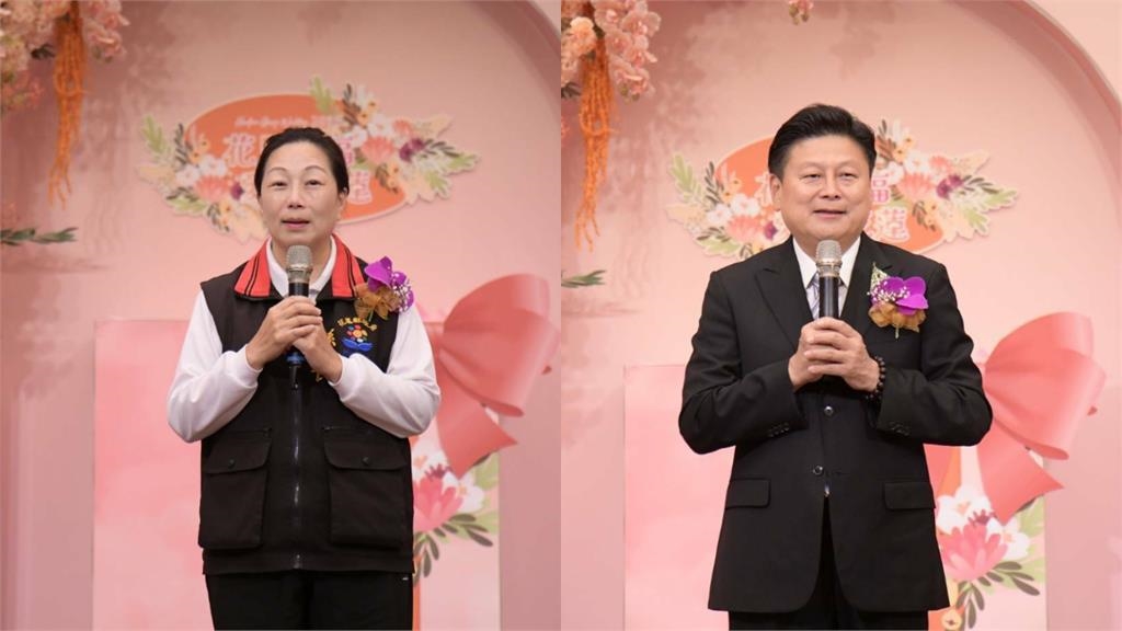 災區還在修復…徐榛蔚竟「現身飯店吹冷氣」!燦笑幫新人證婚畫面全被拍