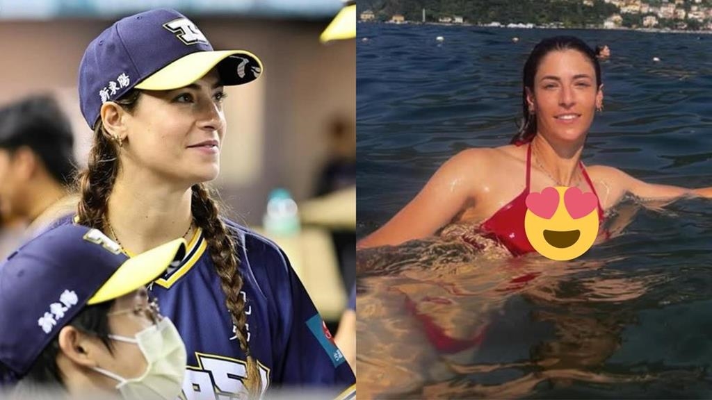 兄弟正妹打擊教練莎菈私照曝光！「比基尼入水畫面」網瘋喊：教練我想打棒球