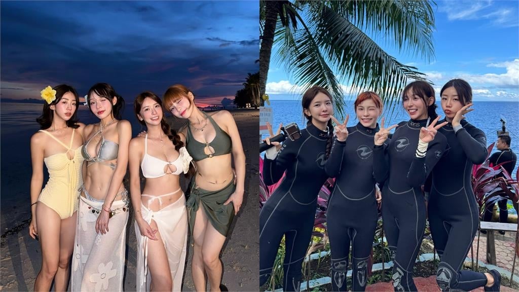 林襄海邊大尺度解放!透視薄紗炸出「超兇白麻糬」網看暈:完美比例…