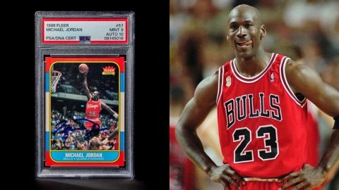 NBA/「籃球之神」再創神紀錄!新秀「後期簽名卡」拍出8279萬寫紀錄