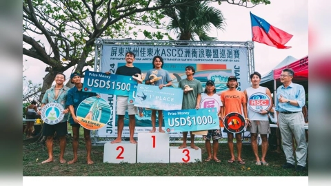 300位好手浪尖對決 亞洲衝浪聯盟系列積分賽屏東佳樂水盛大登場