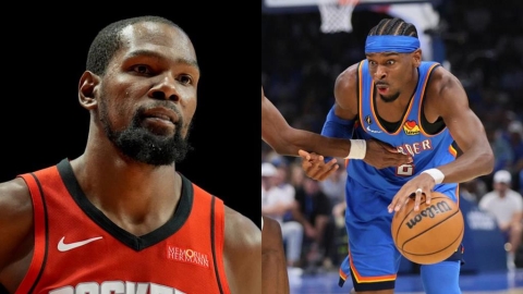 NBA(影)／開幕戰就買犯奪勝！SGA「2.3秒送KD畢業」雷霆二度延長氣走火箭