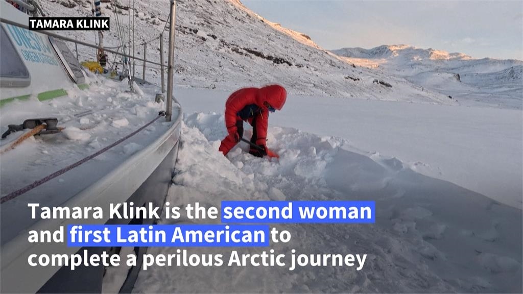 巴西女航海家獨自航越北極 見證氣候暖化、海冰大減