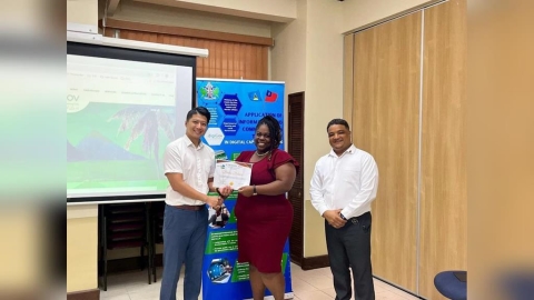 林佳龍榮邦計畫再添佳績！國合會助聖露西亞培訓資安人才　謝佩芬曝期許