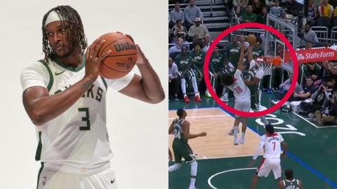 NBA(影)／地心引力抓不住你！字母哥最新幫手「戰斧劈扣」　透納讓全場驚呆