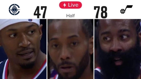 NBA(影)／三巨頭臉色鐵青！快艇「半場遭爵士狂電31分」開季首戰沉船鹽湖城