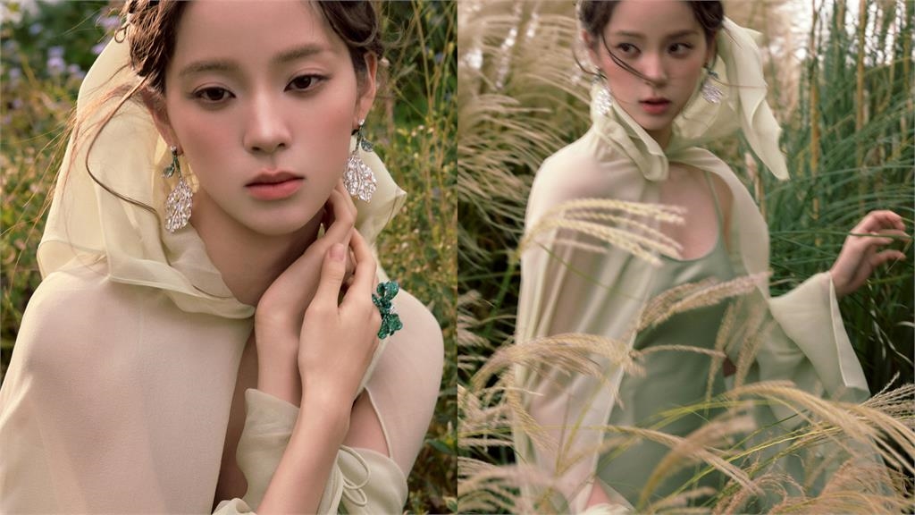 歐陽娜娜穿薄紗「上空挖大U」衝出鏡頭!一轉身「側面露出」…網嚇:好塌