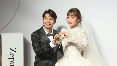 「殺蛇哥」逸祥與紫布爾正若大婚! 邰智源、黃鐙輝、黃國倫出席