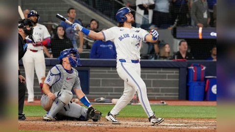 MLB(影)／藍鳥瘋狂打擊秀！巴傑爾代打滿貫砲單局打12個人次狂轟9分大局