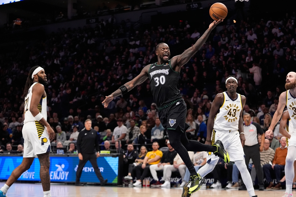 NBA(影)/「蟻人」因傷提前退場! 灰狼靠Randle挺身而出擊敗溜馬