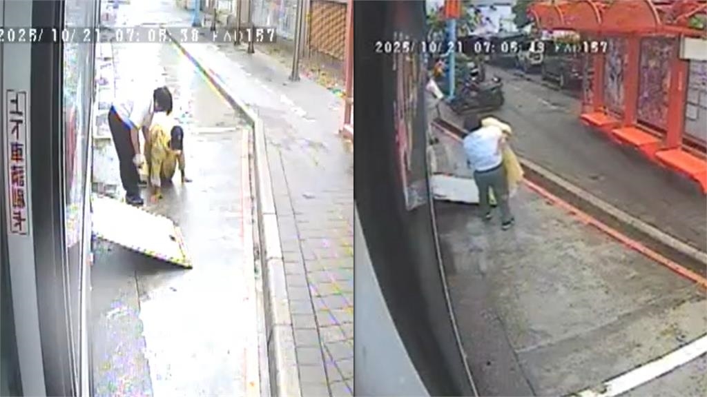 客運司機一句:我抱妳!助「冒雨爬行」身障婦上公車⋯貼心暖舉感動全車人