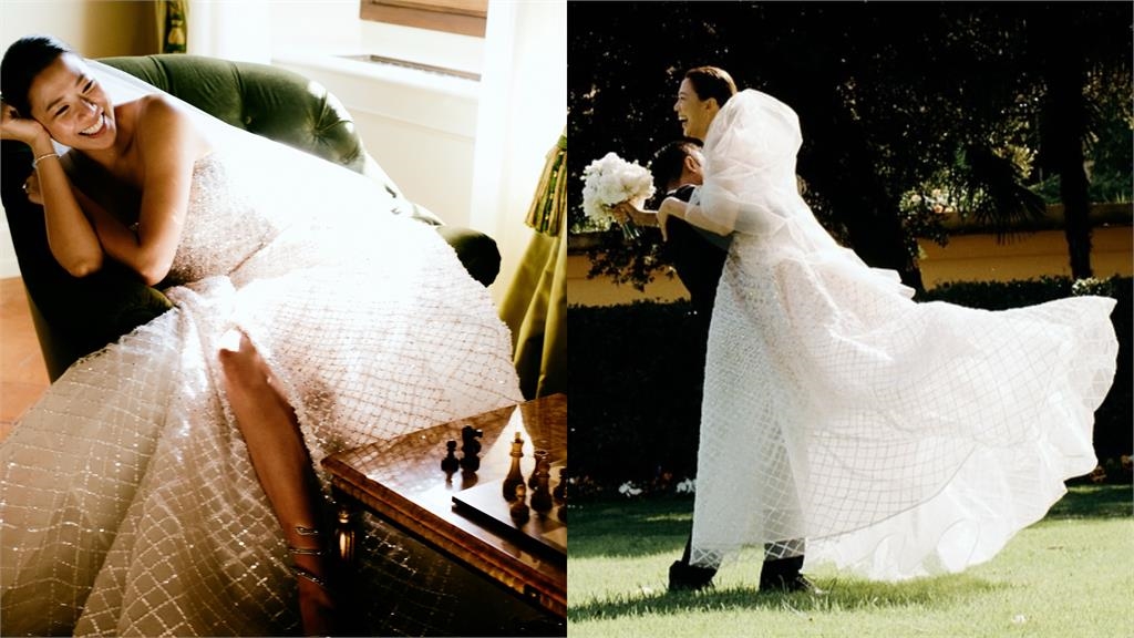 昔喊「先有後婚」被爆懷孕4個月　林又立曬「鑽戒婚紗照」甜嫁大12歲男友！