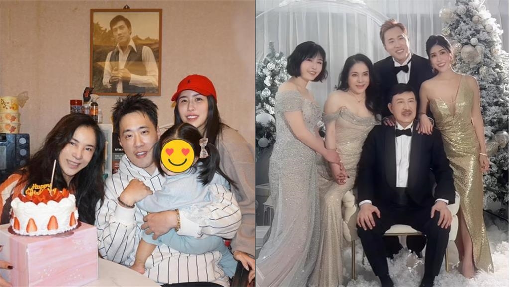 余祥銓辣妻甜曬「余天全家福」 75歲李亞萍、余筱萍近照曝光美翻網!
