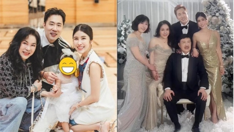 余祥銓辣妻甜曬「余天全家福」　75歲李亞萍、余筱萍近照曝光美翻網！