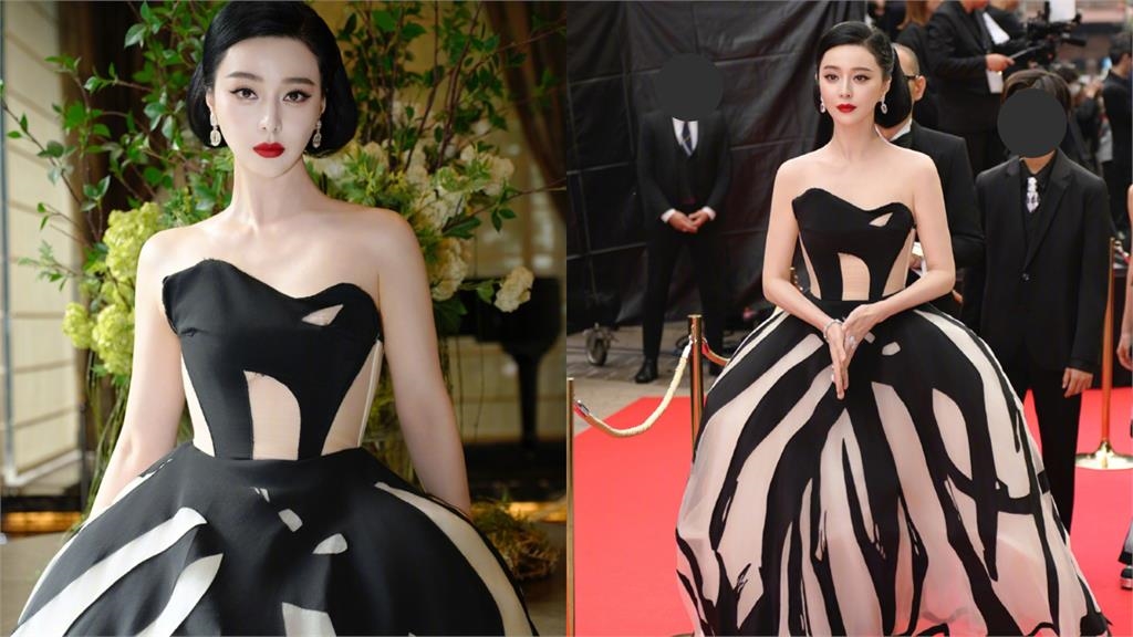 范冰冰「肉色戰袍開大洞」霸氣重返紅毯　「精修過猛」慘翻車網看傻：別P了！