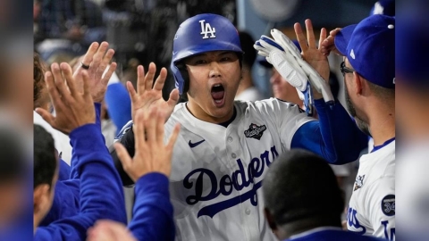 MLB(影)/谷又炸!大谷翔平轟不停 單場雙響砲率道奇7局下扳平戰局