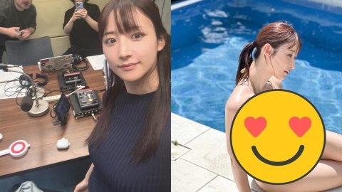 日超兇主持人泳池放送「國寶級美腿」　狂炸「雪白麻糬」連發大尺度寫真！