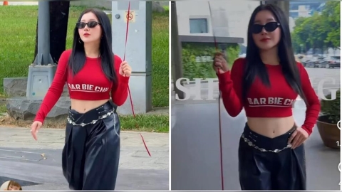 「雙11」開戰前天后闆妹「瘦」出話題!一身紅衣秀明星級腰線