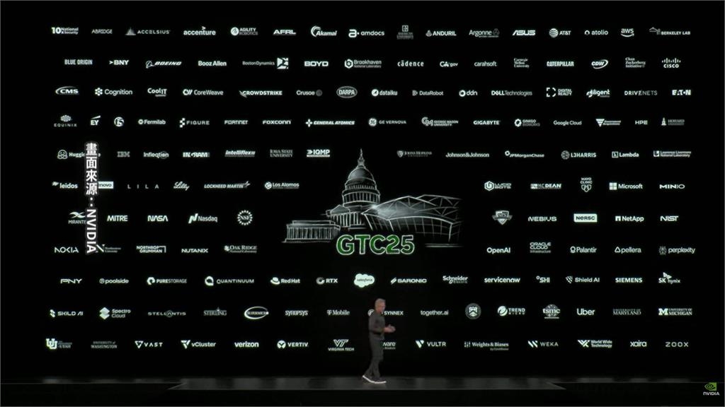 輝達GTC首移師華府 黃仁勳讚與台積電.鴻海合作成果