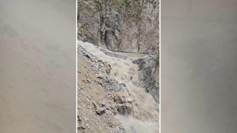 燕子口堰塞湖溢流! 警報及時撤離無人傷亡