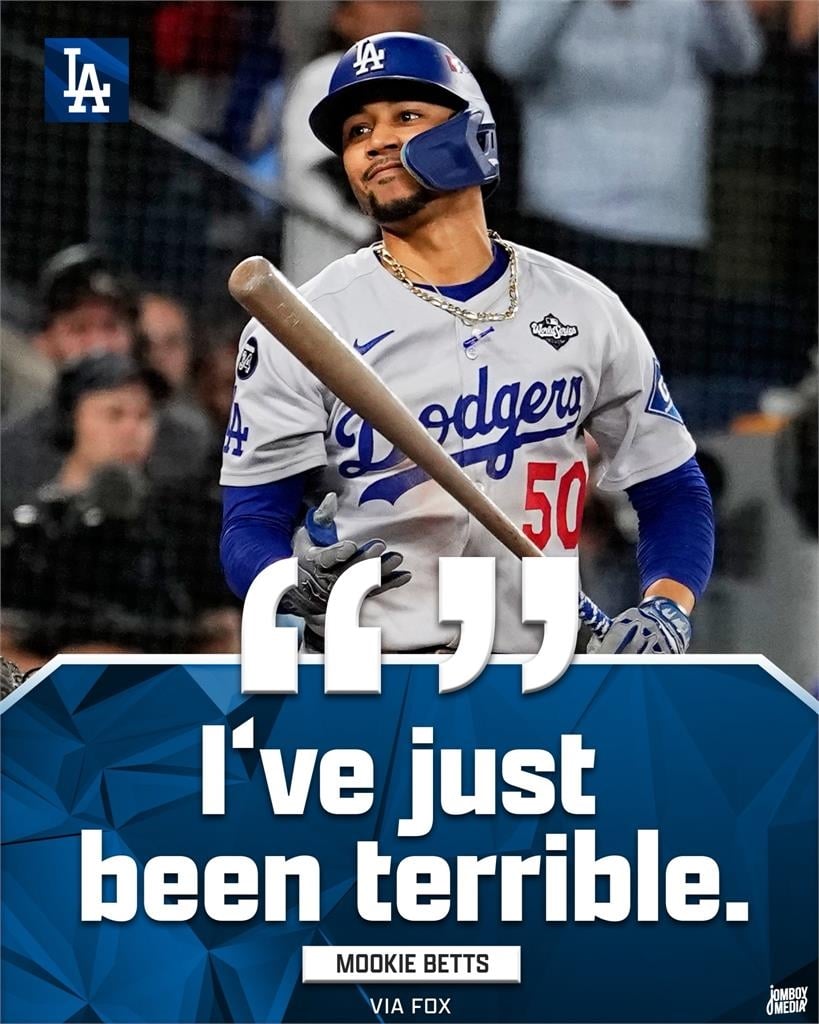 MLB/木屐貝茲大熄火:「我的狀況糟透了」!世界大賽打擊率不到1成沒有打點