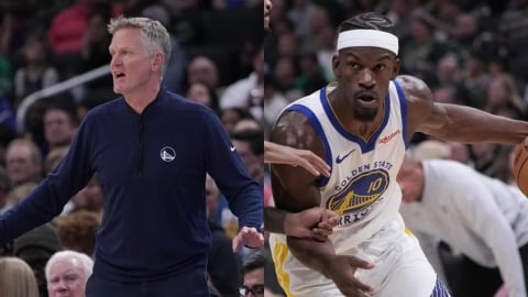 NBA(影)/輸給沒「字母哥」的公鹿!勇士「士官長」信心喊話、主帥柯爾點出原因