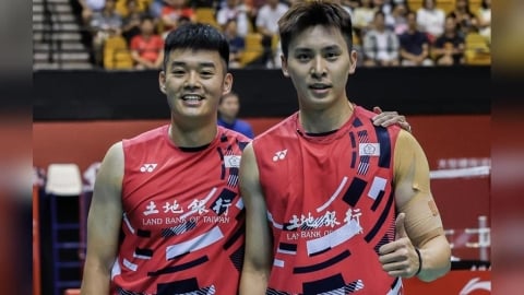 羽球/突破「16強魔咒」!王齊麟/邱相榤「麟榤配」直落二闖德國公開賽8強戰