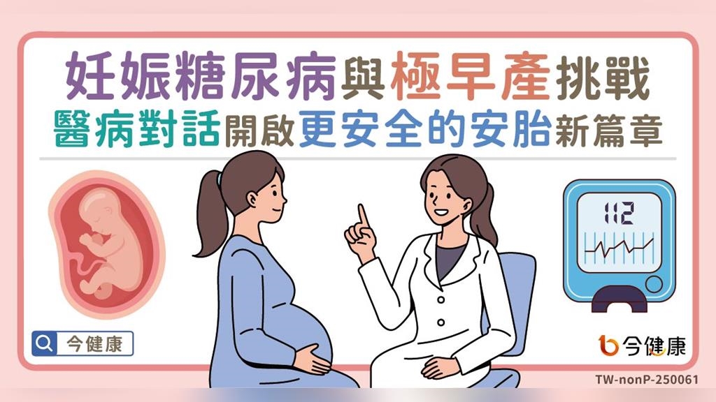 妊娠糖尿病與極早產挑戰　醫病對話開啟更安全的安胎新篇章