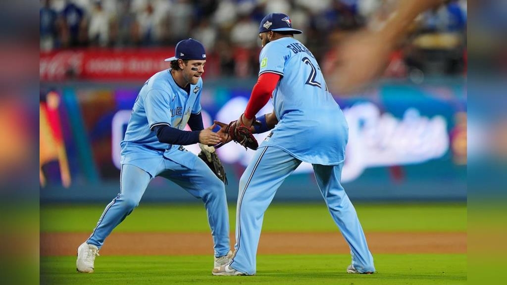 MLB(影)／藍鳥季後賽火力強！　世界大賽聽牌兩位強棒安打數創紀錄功不可沒